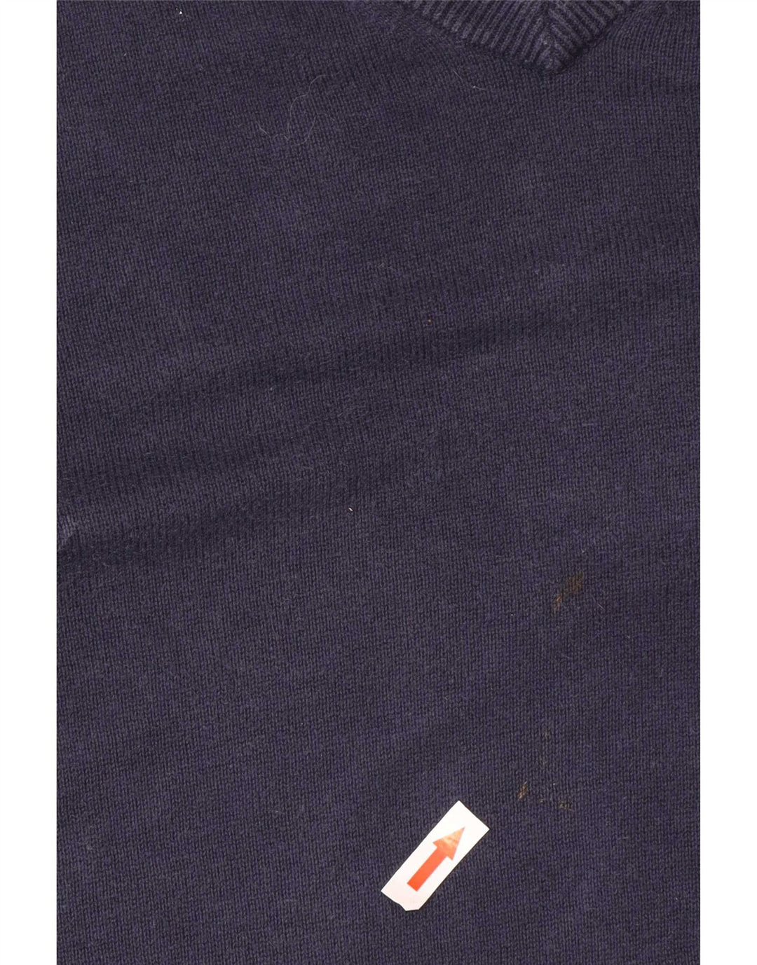 Tommy Hilfiger Pull col V Homme Bleu Marine Moyen Coton