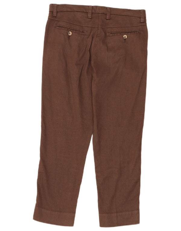 Marlboro Classics Pantalon court femme W30 L24 Lin marron