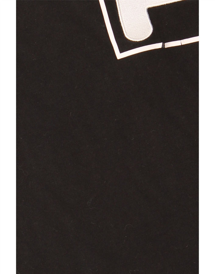 Fila T-Shirt Graphique Homme Noir Moyen Coton