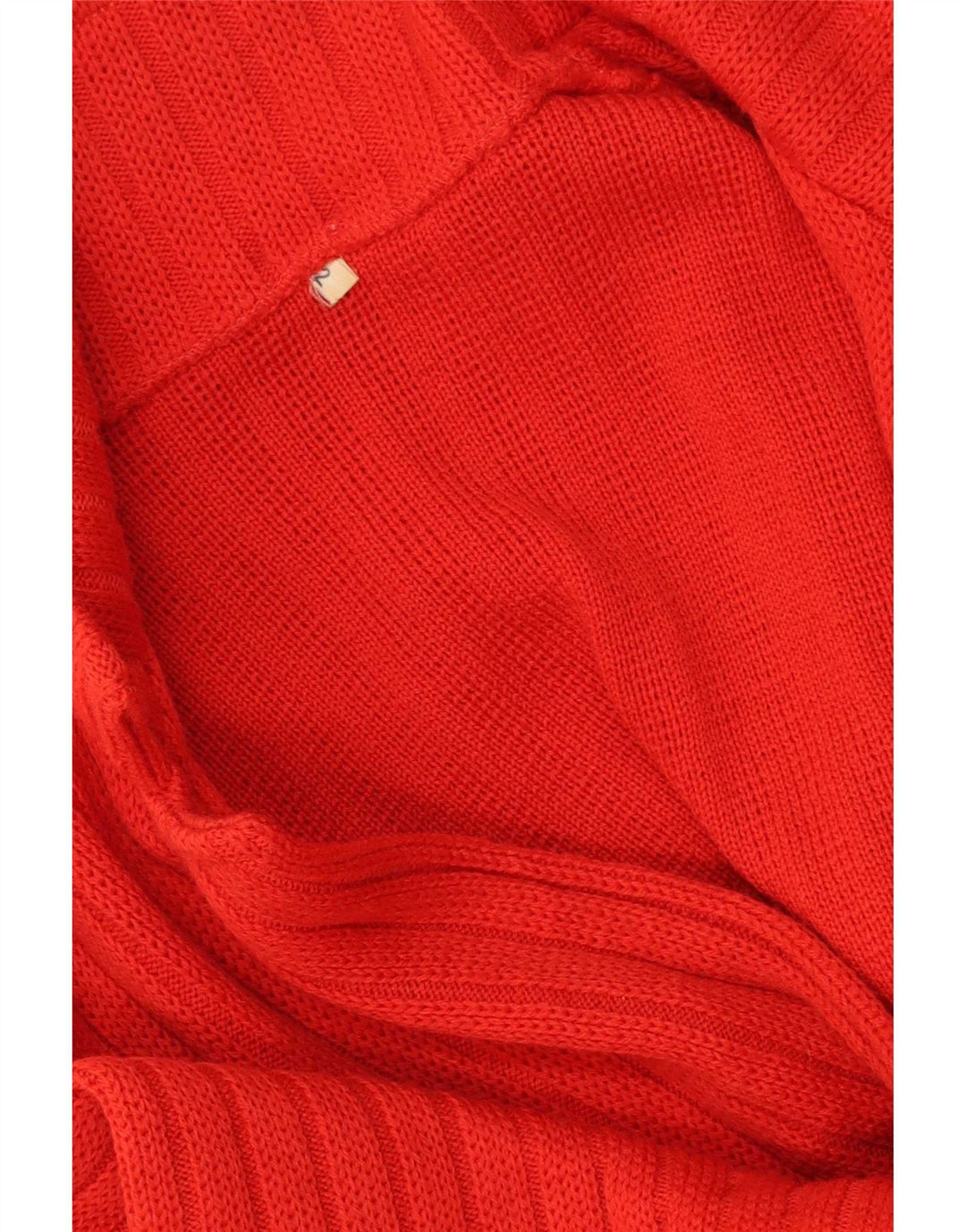 vintage Femme Cardigan Pull UK 16 Grand Rouge