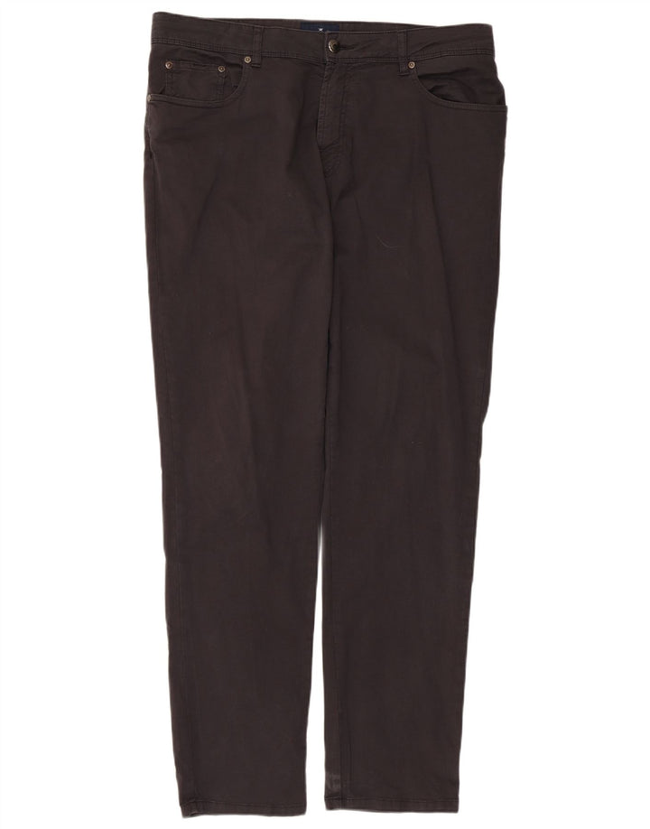 Hackett Pantalon décontracté slim pour homme W36 L31 Marron Coton