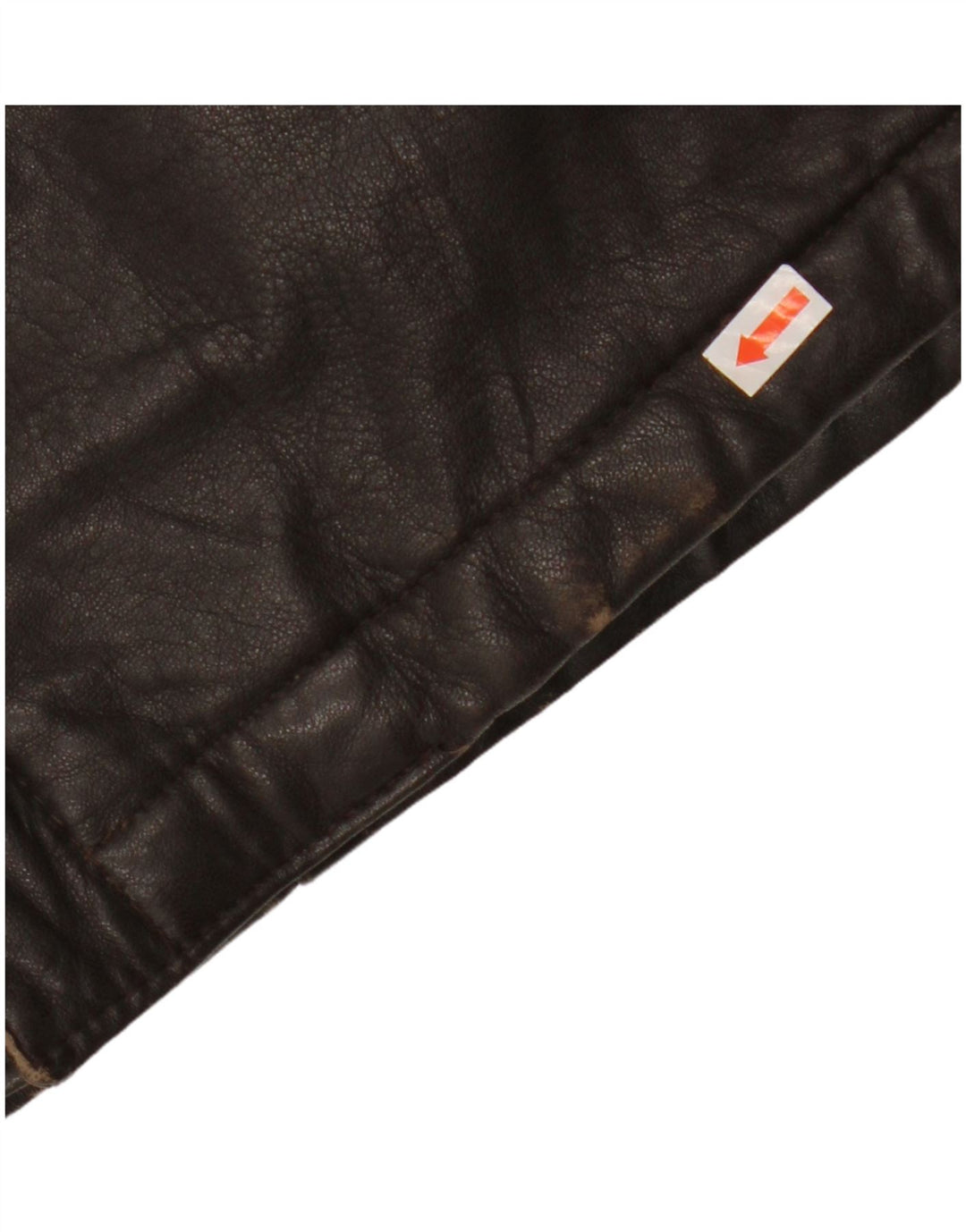 VINTAGE Veste en cuir homme IT 54 2XL Cuir marron