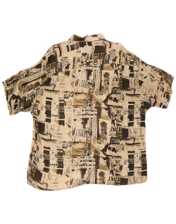 Mc Panthon Chemise à motif abstrait pour homme Taille 45/46 2XL Multicolore