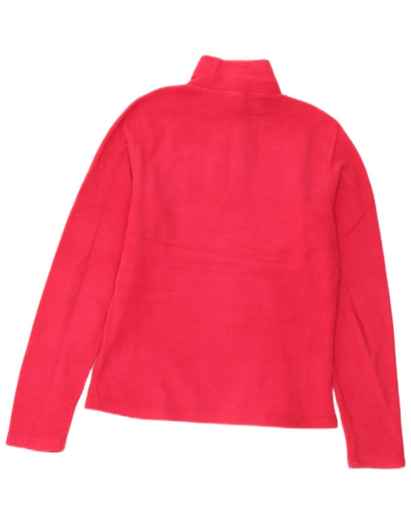 The North Face Pull polaire à col zippé pour femme UK 10 Small Rose Polyester