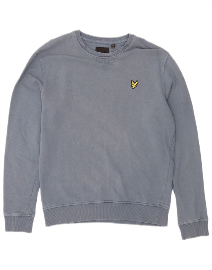 Lyle & Scott Sweatshirt Jumper XS Bleu Coton Homme