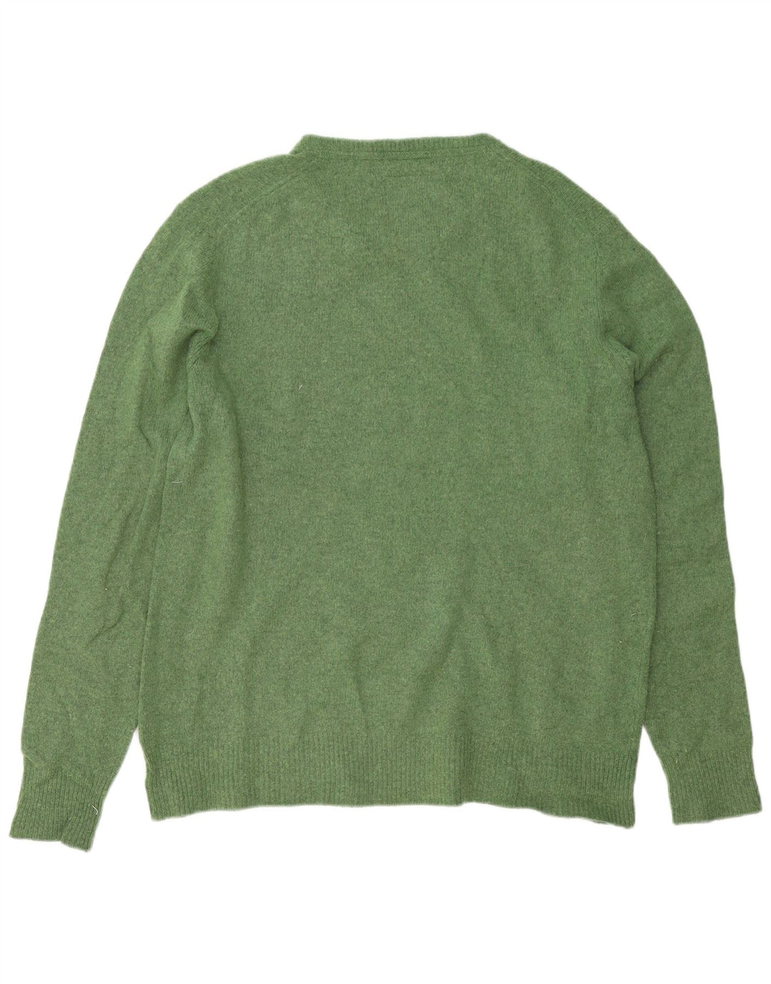 Superdry Pull ras du cou pour homme en laine d'agneau verte Large