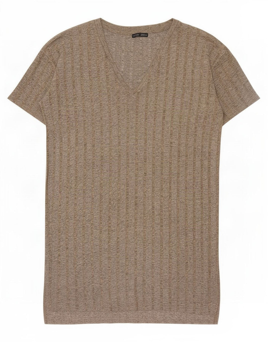 Zara Robe basique pour femme UK 44 Gris moyen moucheté