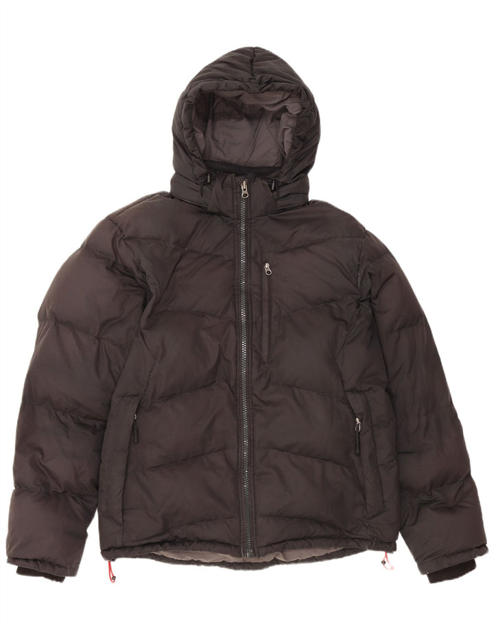 TIMBERLAND Veste matelassée à capuche pour homme UK 38 Medium Noir Polyester