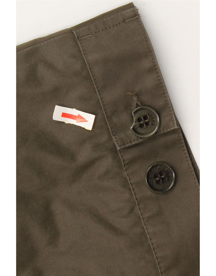 Ted Baker Veste Bomber Homme Taille 3 Coton Kaki Moyen