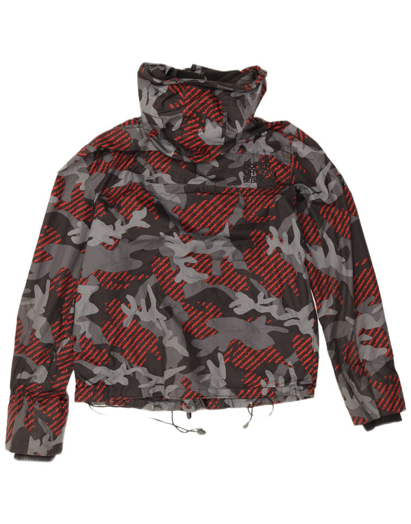 Superdry Veste de Pluie Windcheater Graphic pour Homme UK 40 Large Gris Camouflage
