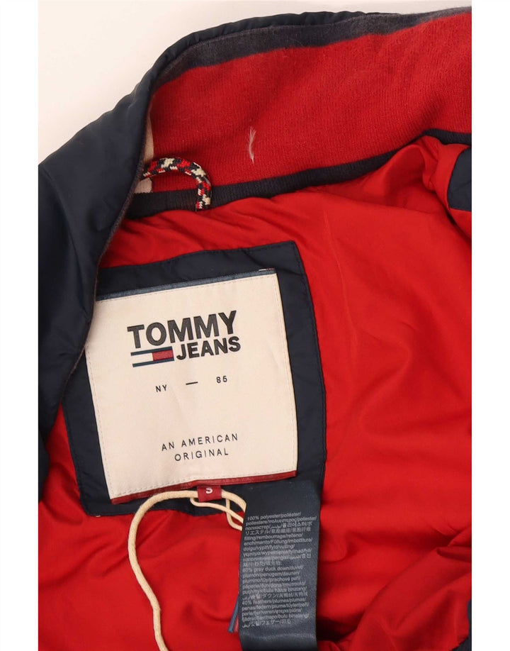 Tommy Hilfiger Veste matelassée surdimensionnée pour femme UK 10 Small Bleu marine