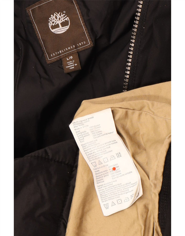 Timberland Veste utilitaire pour homme UK 40 Grand coton noir