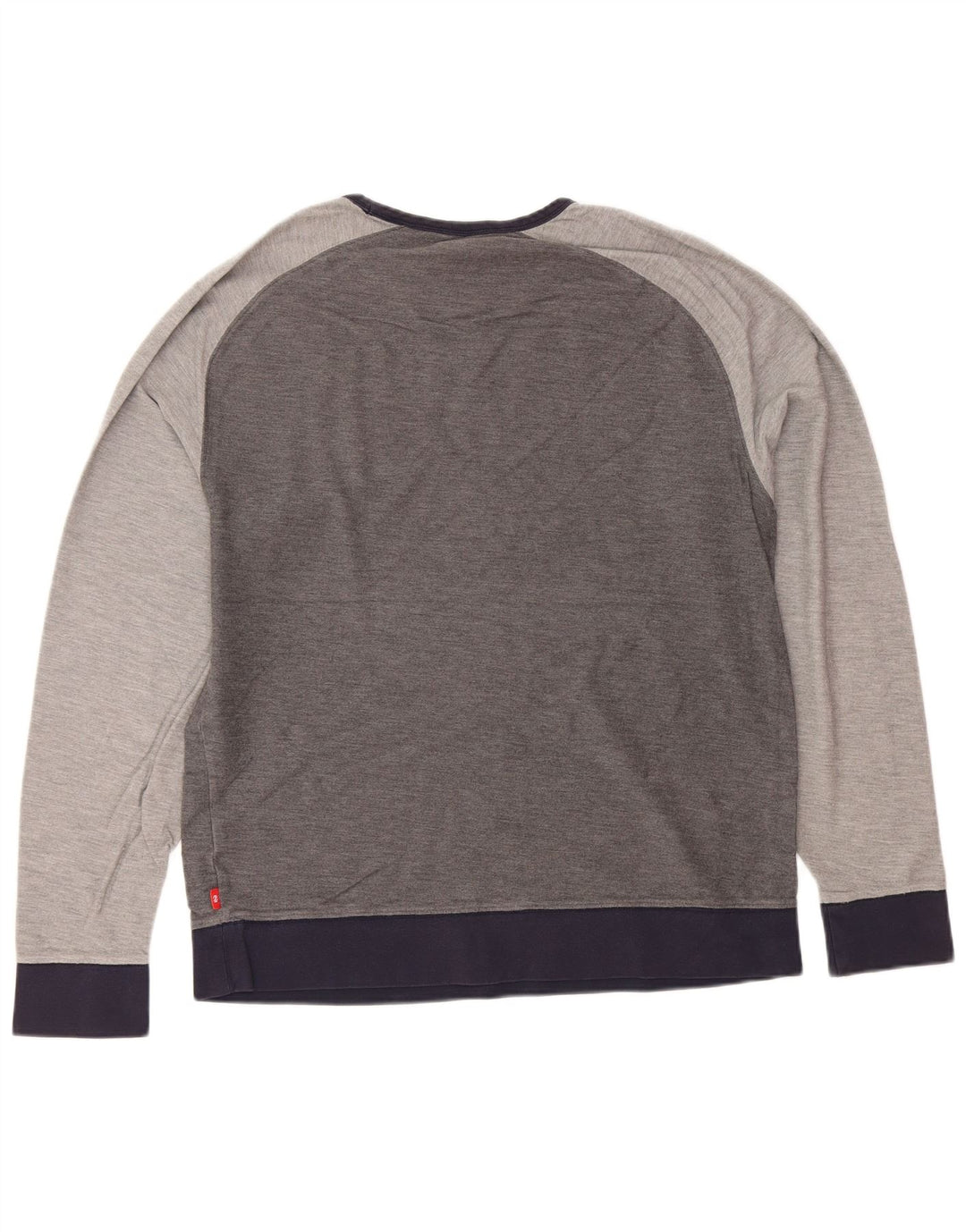 IZOD Sweat-Shirt Homme Gris Moyen Colourblock Coton