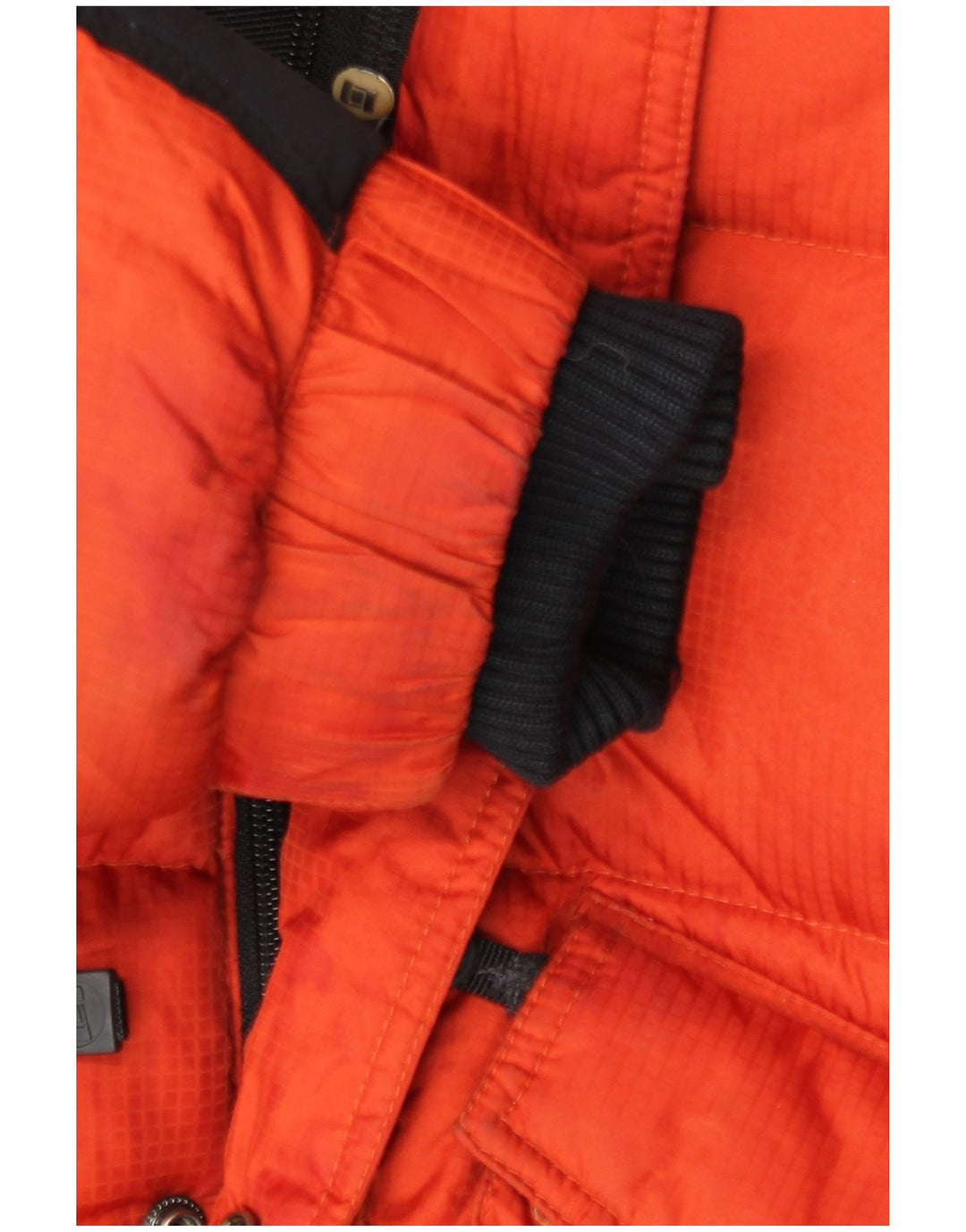 Bastard Veste matelassée à capuche pour homme UK 38 Orange moyen en polyamide color block