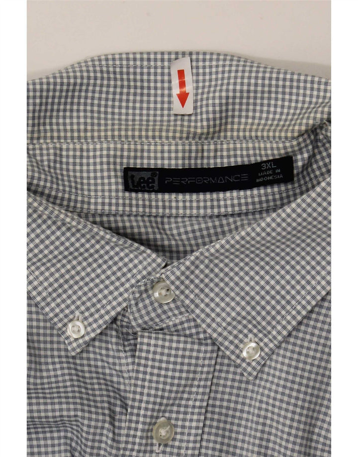 Lee Chemise Homme 3XL Carreaux Bleus
