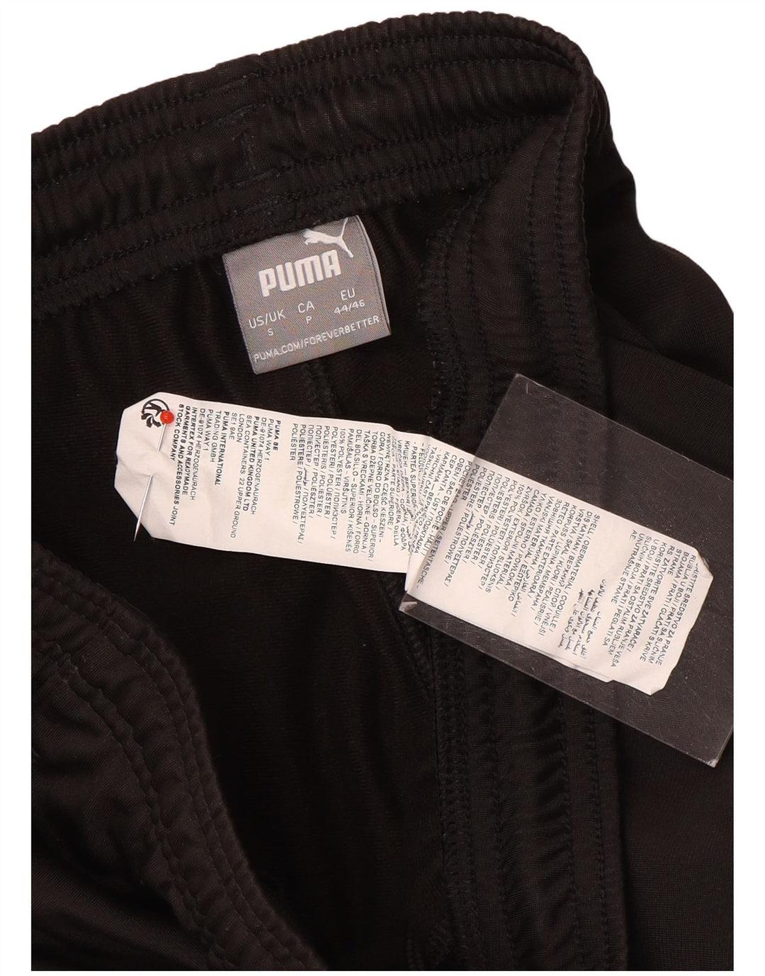 Puma Pantalon de survêtement pour homme Taille S Noir Polyester