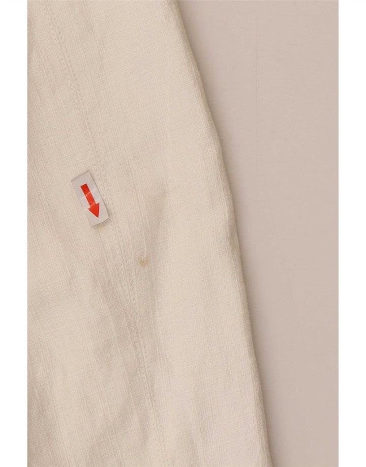 Penny Black Veste blazer zippée pour femme UK 12 Blanc moyen