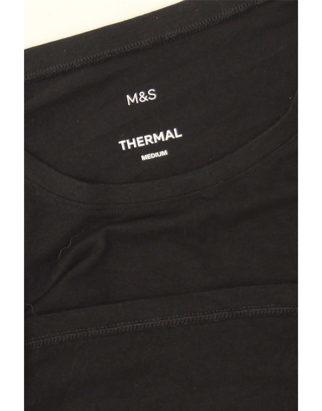 Marks & Spencer Haut à Manches Longues Homme Noir Moyen