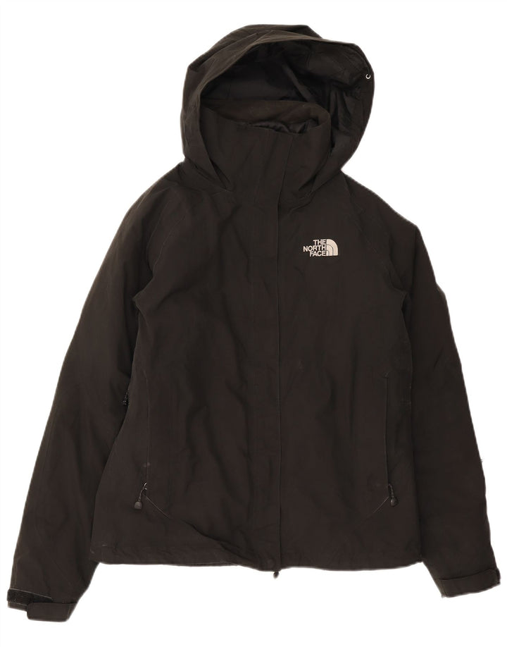 The North Face Veste coupe-vent surdimensionnée à capuche pour femme UK 10 Small Noir