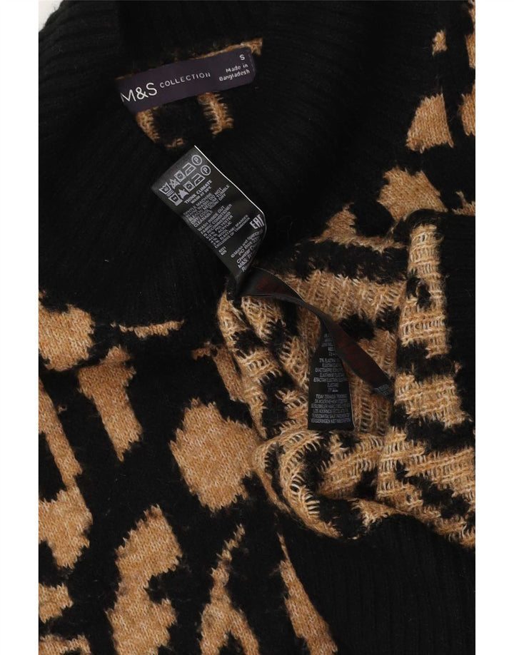 Marks & Spencer Pull col roulé pour femme UK 10 Small Noir