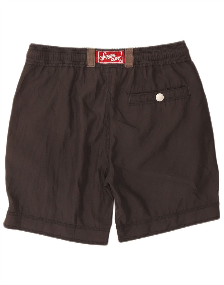 Superdry Short de Bain Graphique Homme Petit Gris Polyester
