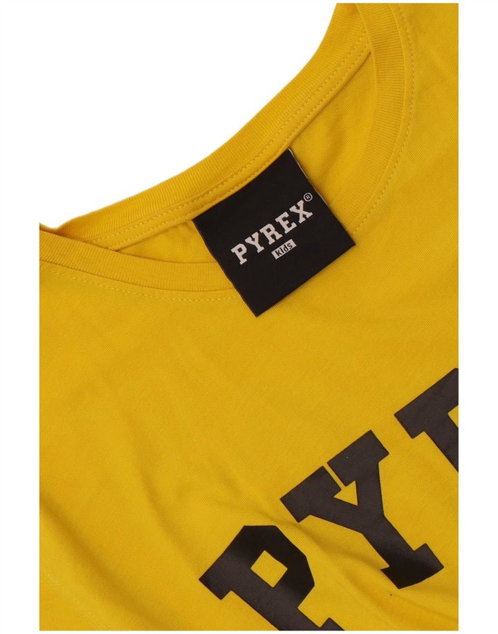 Pyrex T-Shirt Graphique Garçon 13-14 ans Jaune