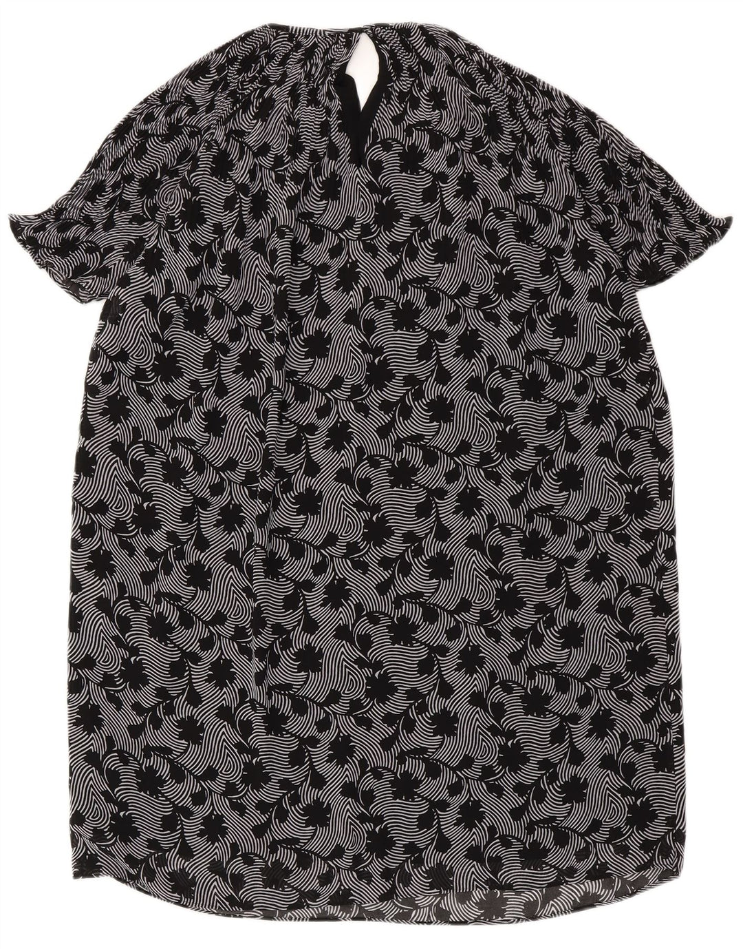MICHAEL KORS Robe droite surdimensionnée pour femme UK 14 Medium Black Floral