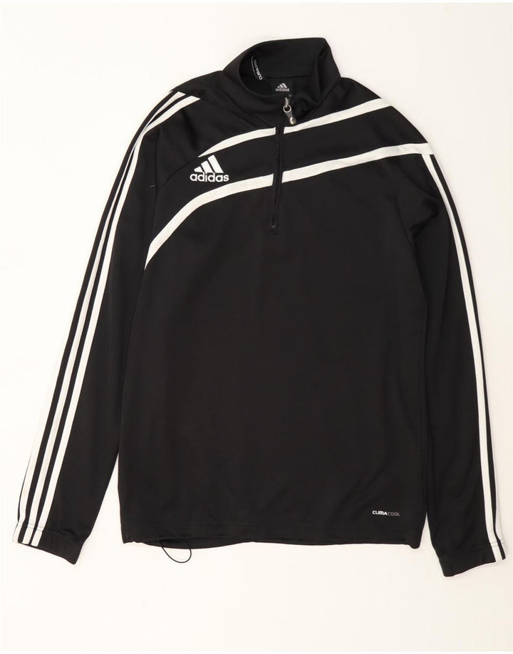 Adidas Hommes Clima 365 Pull Survêtement Top UK 38/40 Moyen Noir