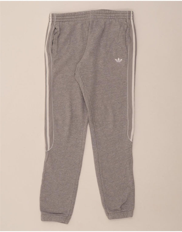 Adidas Pantalon de survêtement pour homme en coton moucheté Gris Taille L