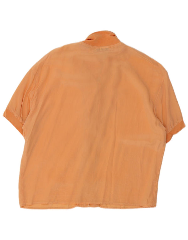 Belfe & Femme Chemisier Chemise À Manches Courtes IT 46 Grande Soie Rose