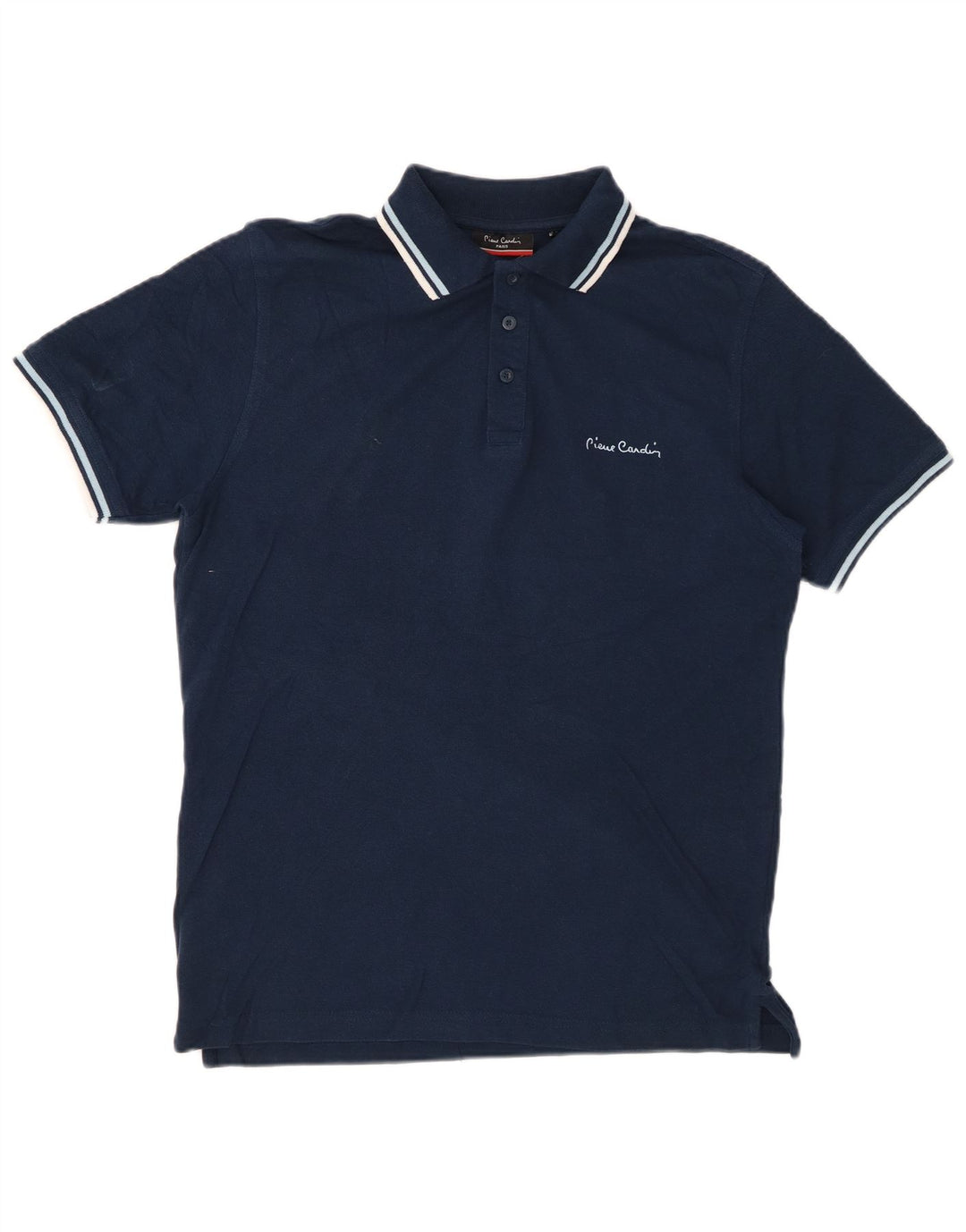 Pierre Cardin Polo Regular Fit Homme Bleu Marine Moyen Coton
