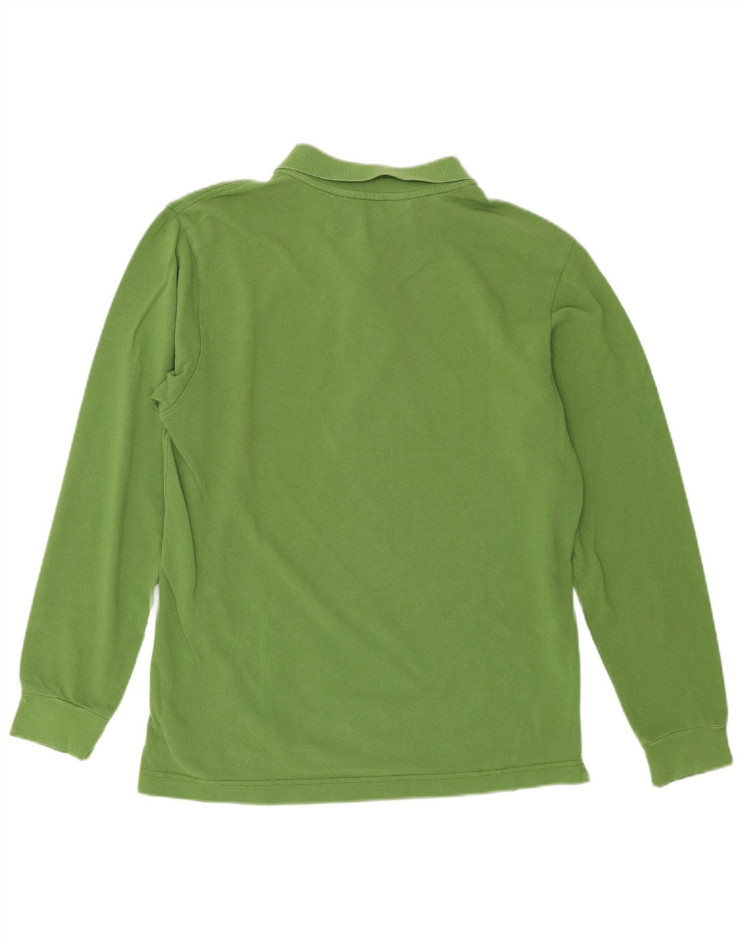 Kappa Polo à Manches Longues Homme Coupe Regular Coton Vert Moyen