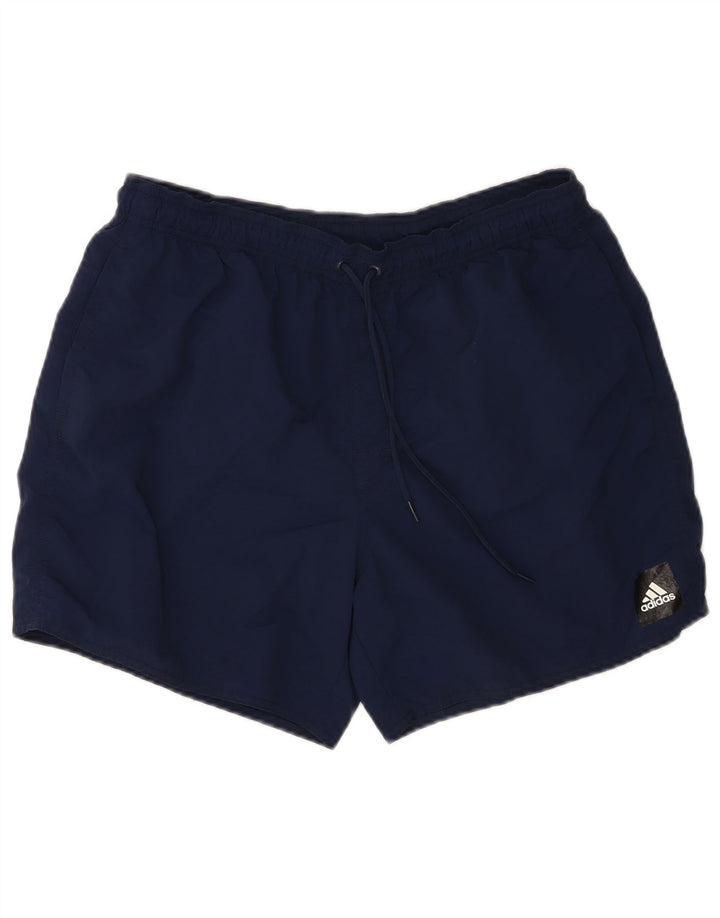 Adidas Short de sport pour homme Grand bleu marine Polyester