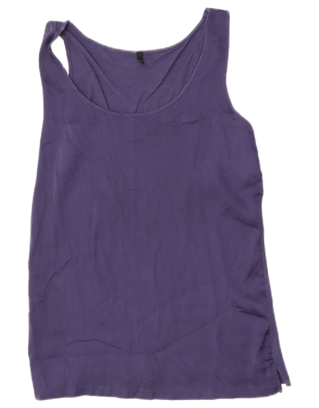 Benetton Débardeur Femme UK 12 Violet Moyen Polyester