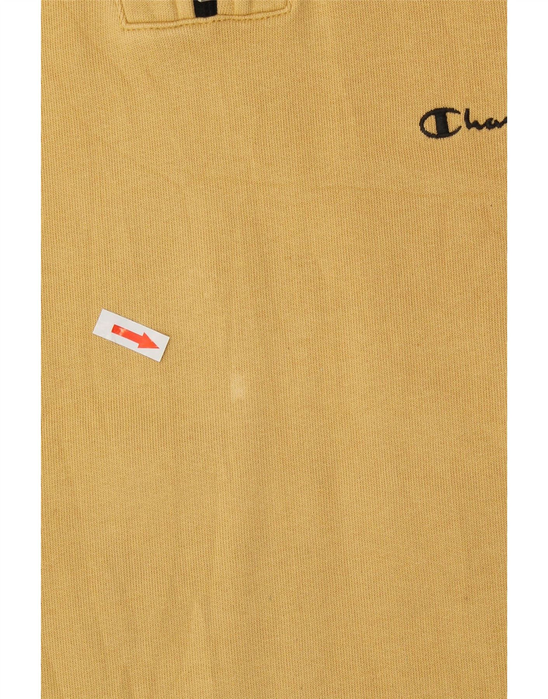 CHAMPION Sweat-shirt à col zippé pour hommes, grand coton beige
