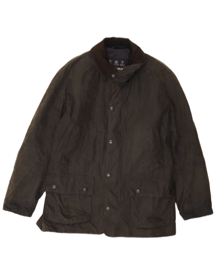 Barbour Veste en coton ciré pour homme UK 38 Gris moyen Coton classique
