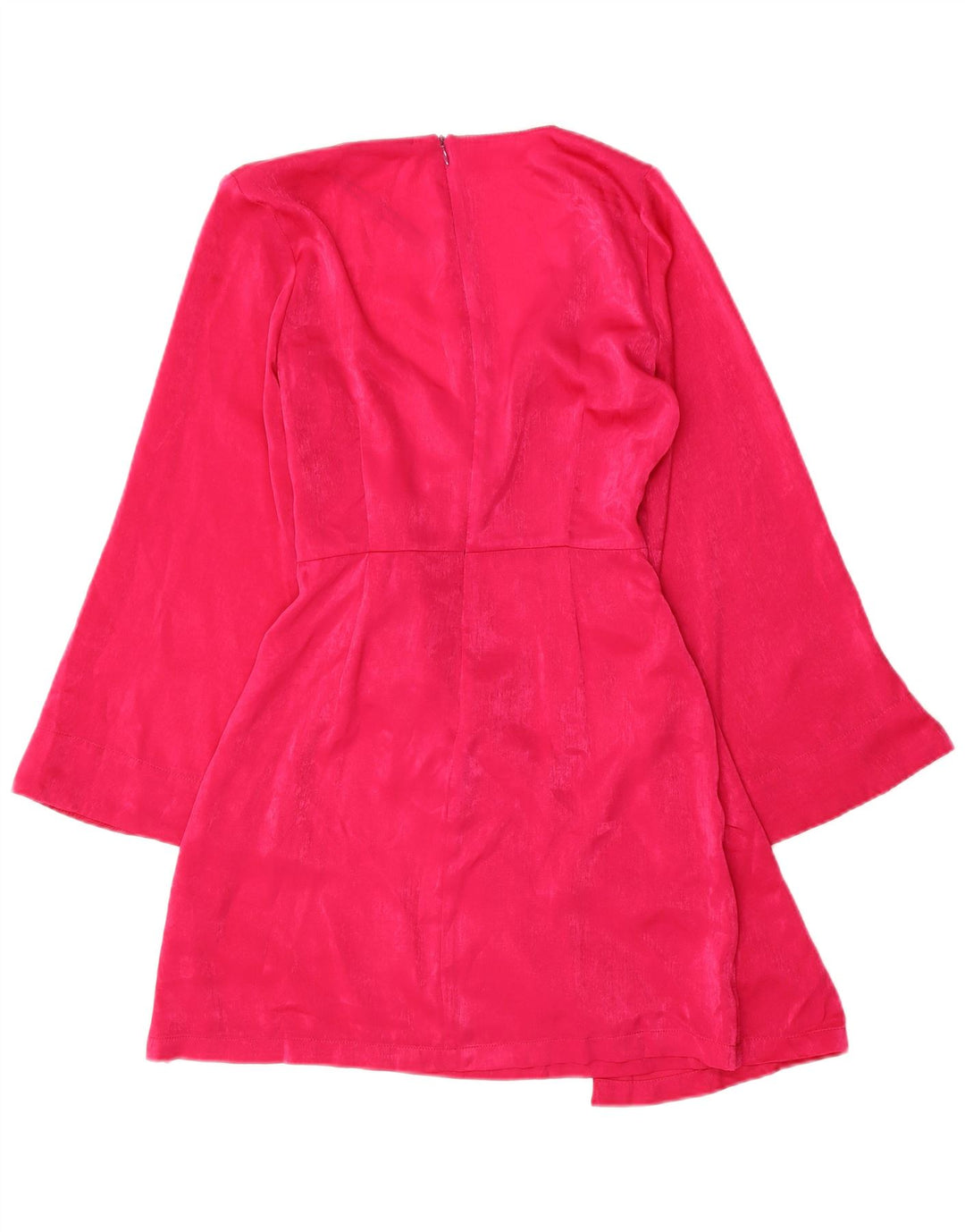Zara Robe fourreau à manches longues pour femme UK 10 Petit Rose Polyester