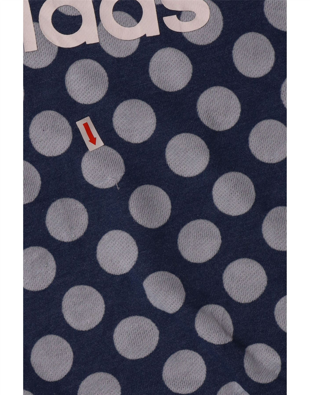 Adidas Sweat-shirt graphique pour femme UK 10 Petit Bleu Polyester