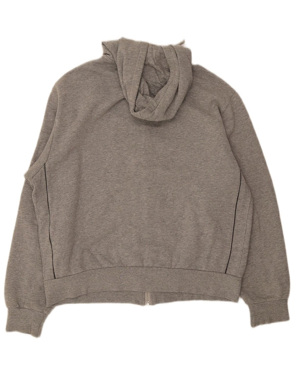 Lotto Pull à capuche zippé pour homme XL Gris Coton