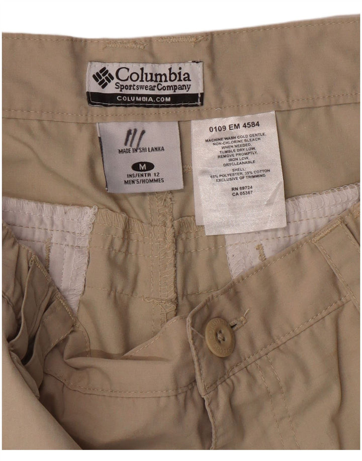 COLUMBIA Short Cargo Homme Moyen W32 Beige Polyester