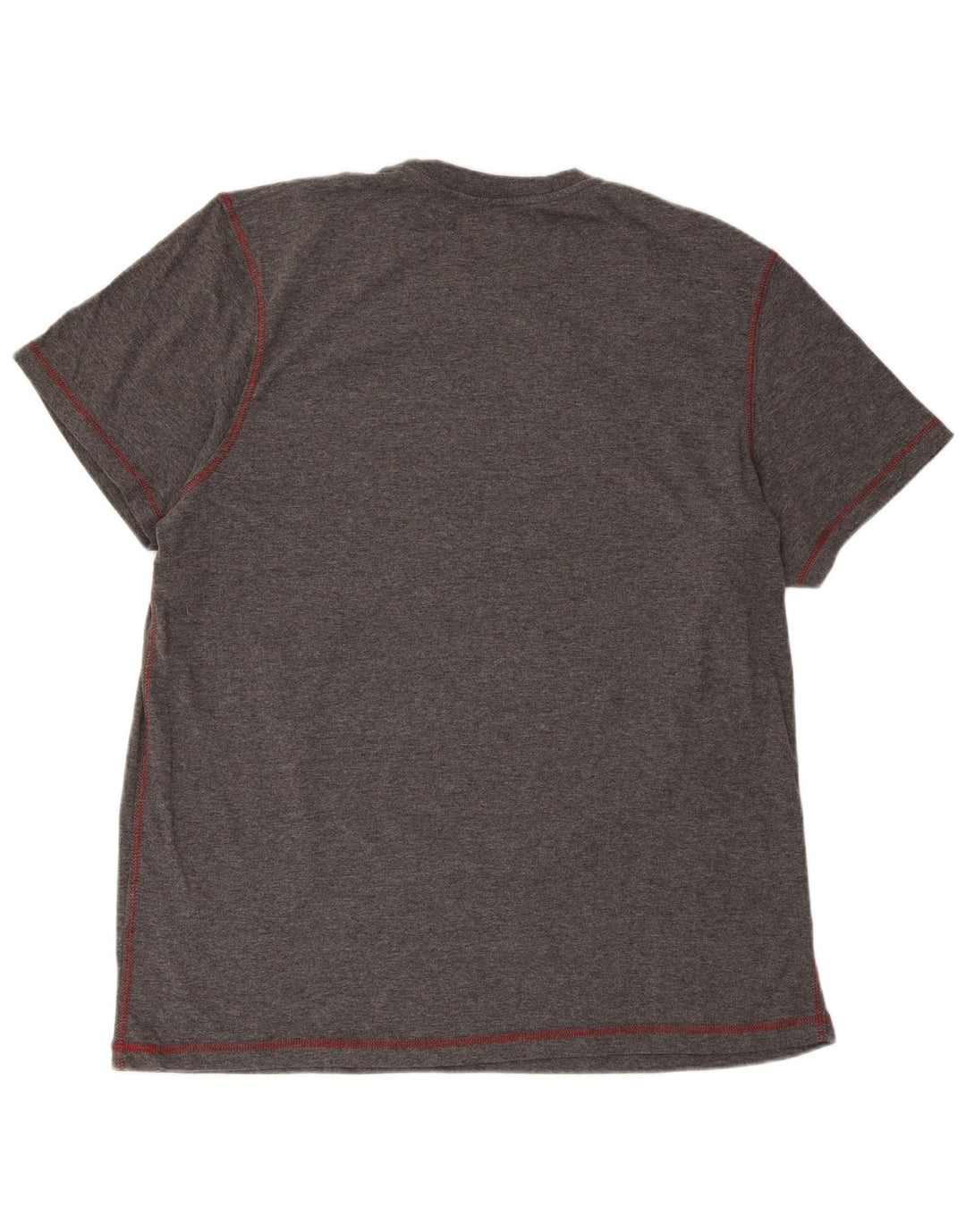 Wrangler T-Shirt Graphique Homme Top XL Gris Polyester