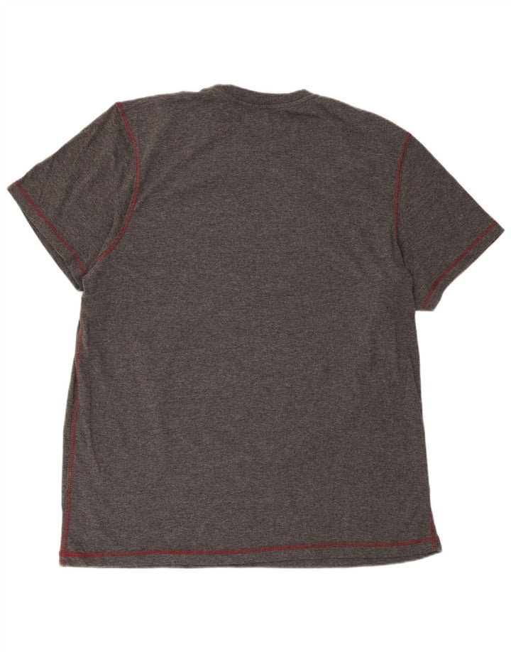 Wrangler T-Shirt Graphique Homme Top XL Gris Polyester