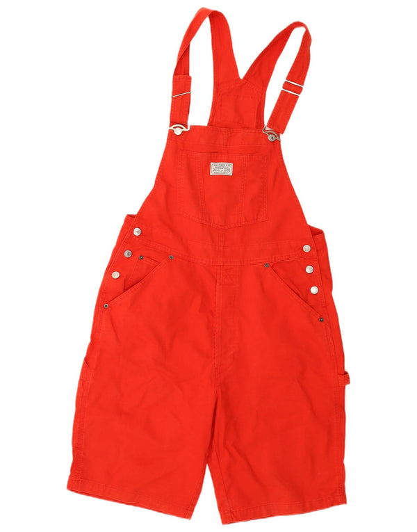 Levi's Salopette Short En Jean Femme Large W36 Rouge Coton