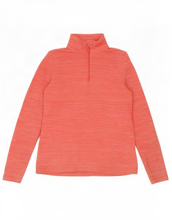 Mountain Warehouse Pull polaire à col zippé pour femme UK 12 Rose moyen moucheté