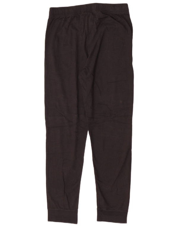 Champion Mens Tracksuit Trousers Joggers Medium  Black Cotton