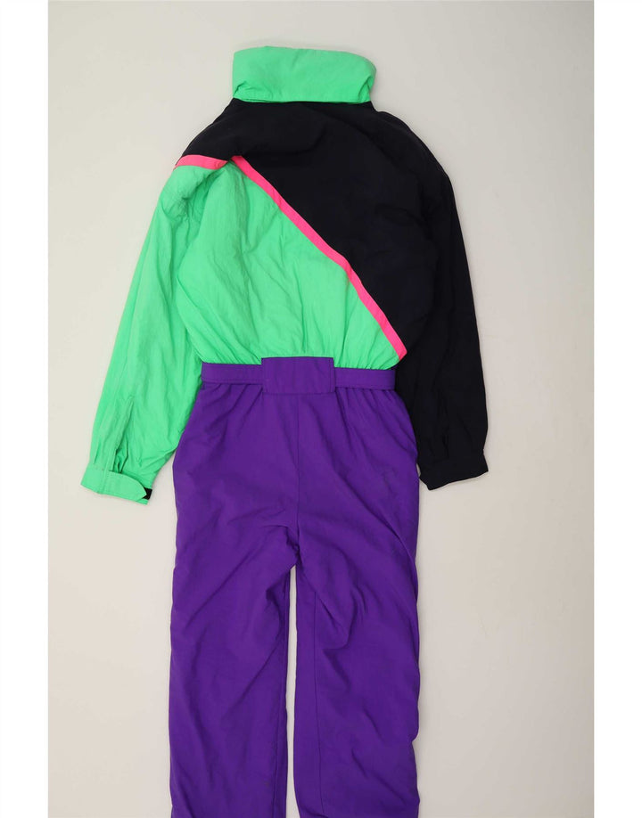 Fila Combinaison de ski à capuche pour homme IT 48 Medium Multicolore Colourblock