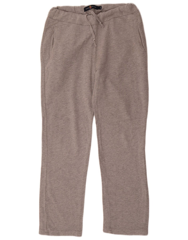 Marina Militare Pantalon De Survêtement Homme Large Gris Moucheté Coton