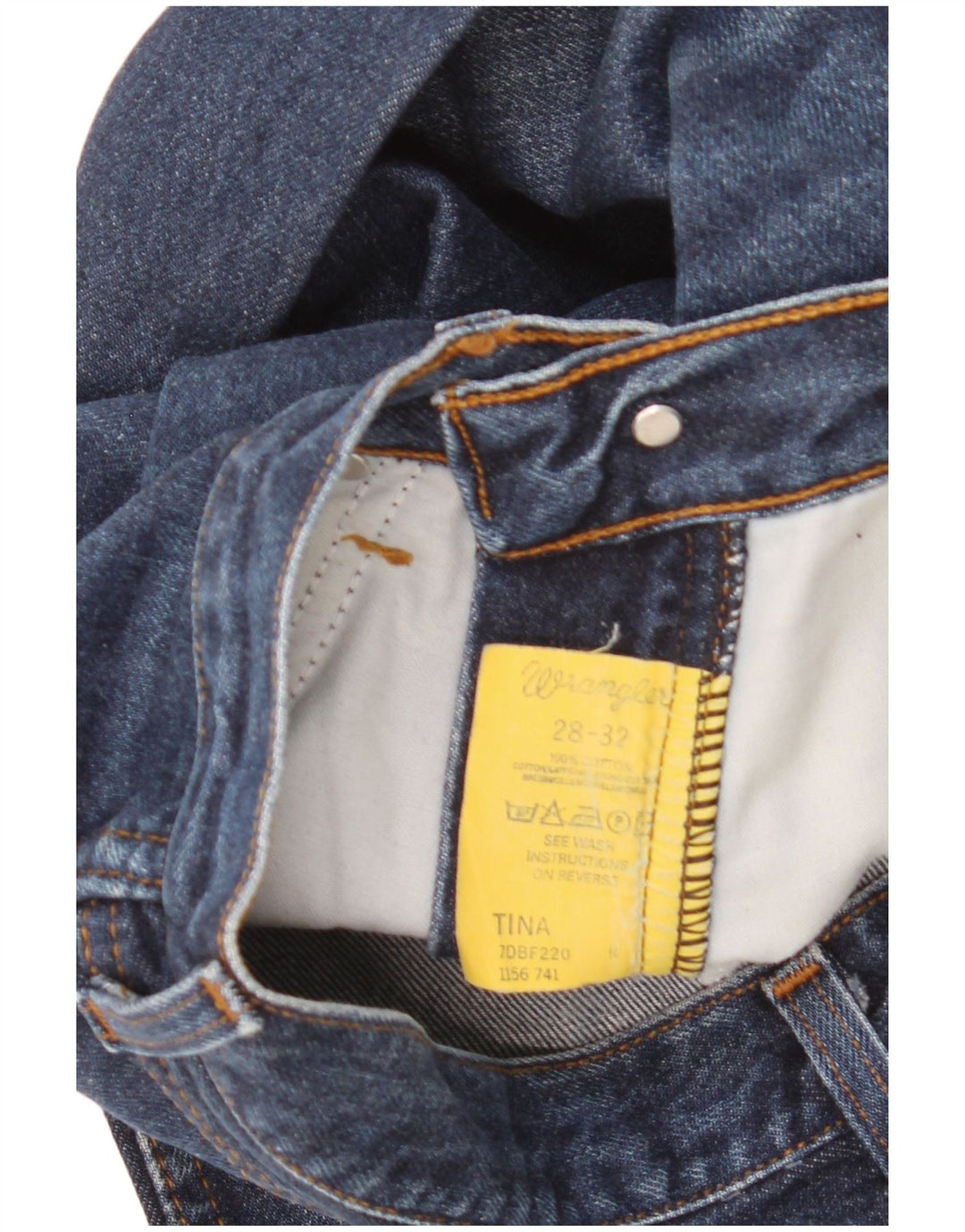 Wrangler Jean Bootcut Homme W28 L32 Bleu Marine Coton