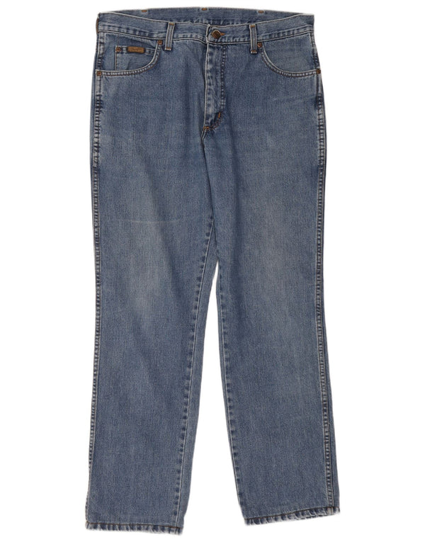 Wrangler Jean droit homme W36 L34 bleu coton