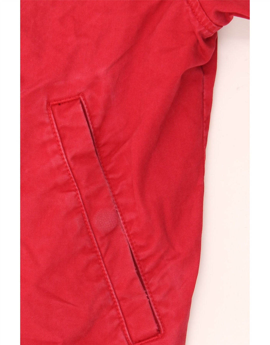 Gant Veste Bomber Homme UK 36 Petit Coton Colorblock Rouge